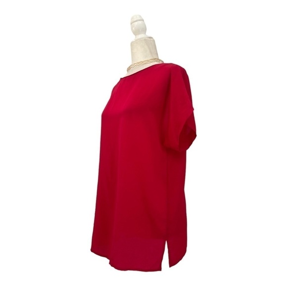 Christian Dior Vintage Bateau Neck Shell Blouse Size 8 - Picture 7 of 9